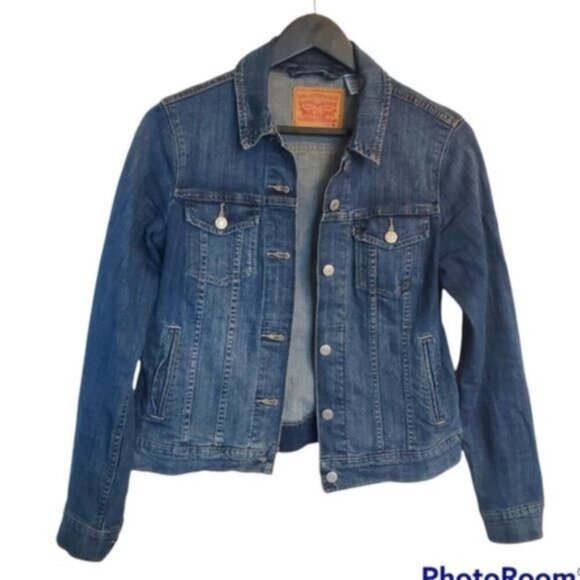 Levi's Jean jacket medium wash Size M - Picture 1 of 5